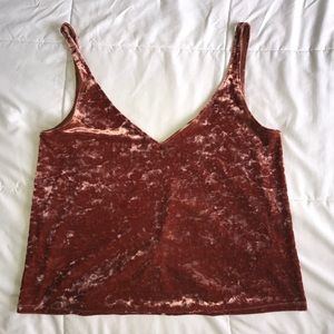 Crushed Velvet Top